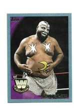 2010 TOPPS WWE KAMALA BLUE PARALLEL WRESTLING CARD #105 2010 MADE