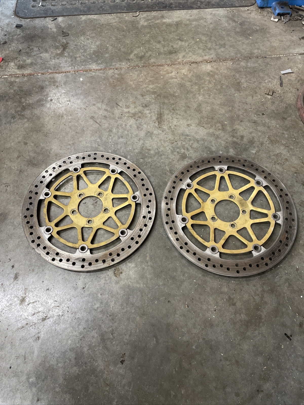 2002 KAWASAKI NINJA ZX12R FRONT BRAKE ROTORS 410801468A4 eBay