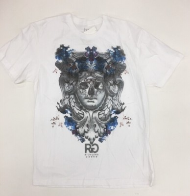 Rich Gang King Pin Sample T- Shirt Mens Size Large white 100% authentic 