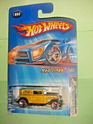 Hot Wheels Special Delivery Series '34 Ford Delivery w/Chrome Hub Real Riders #2 