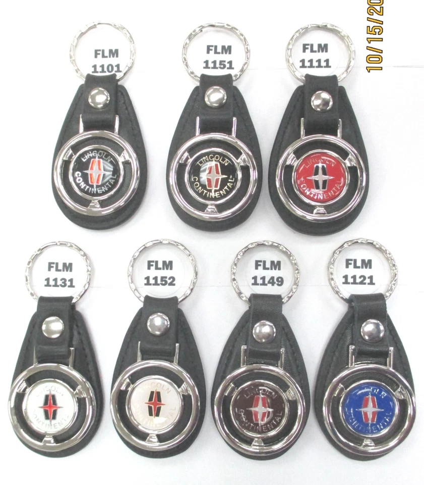 Red LINCOLN CONTINENTAL 1111 Mini Steering Wheel Key Ring 1996 97 98 1999 2000 - Image 4 of 4