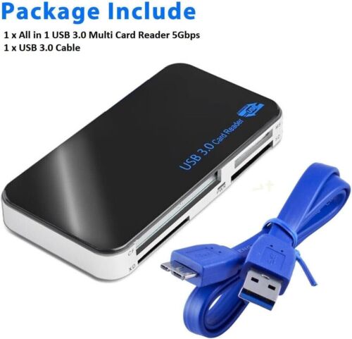USB 3.0 Memory Card Reader Adapter 5GBPS Fit CF/TF/SD/Micro SD/XD/M2/MS Card LOT - Picture 14 of 15