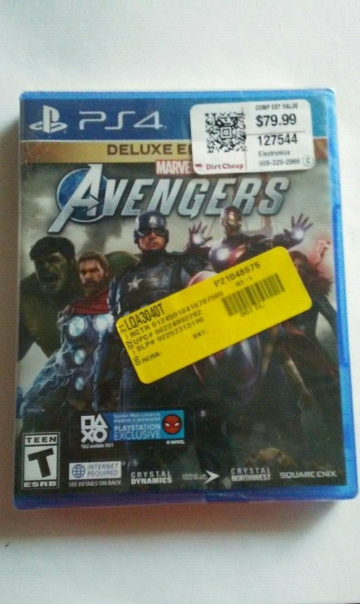 Marvel's Avengers: Deluxe Edition PS4 PlayStation New Sealed | eBay