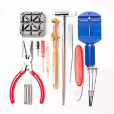 Watch Repair Tool Kit Clock Link Pin Remover Case Opener Spring Bar Repair Set