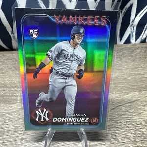2024 Topps Update Jasson Dominguez Rainbow Foil Rookie Debut #US175 Mint