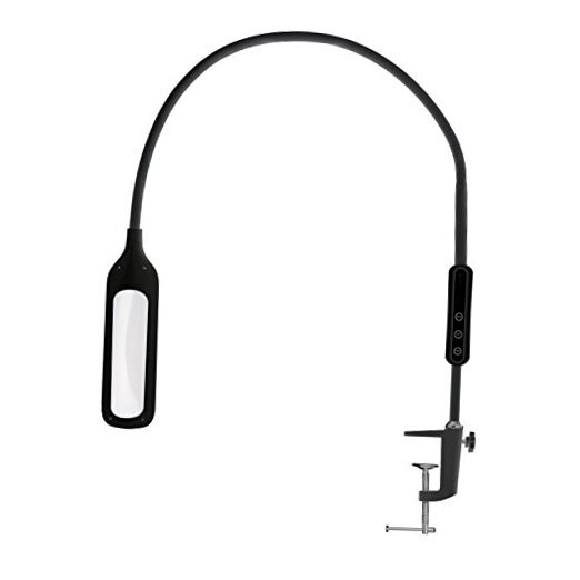 Светодиодная настольная лампа/зажим светодиодная лампа/пульт дистанционного управления и сенсорный/регулируемый гибкий черный