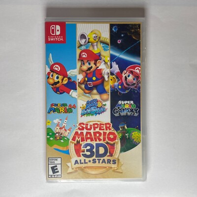 Super Mario 3D All-Stars Nintendo Switch NEW Sealed NIB Authentic Mint
