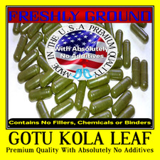GOTU KOLA LEAF With Absolutely No Additives High Potency 100 Vegetarian Capsules