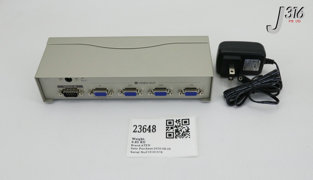 23648 ATEN VANCRYST 4-PORT VIDEO SPLITTER W/ PS JOD-S-090030JP