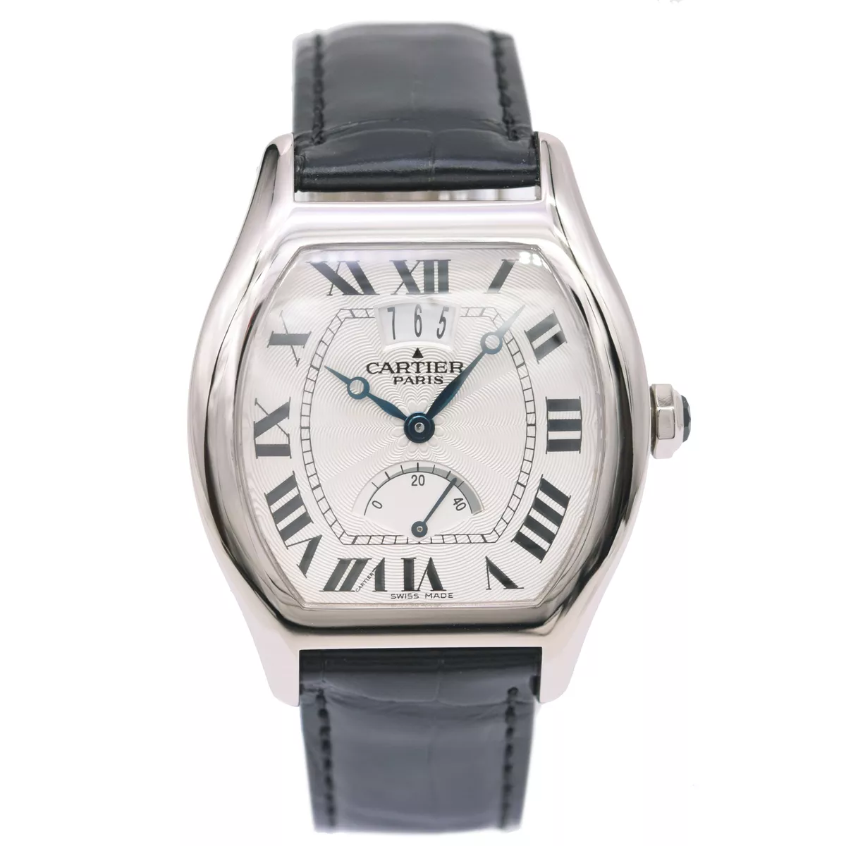 Cartier Tortue Power Reserve Privee Collection 2688 White Gold