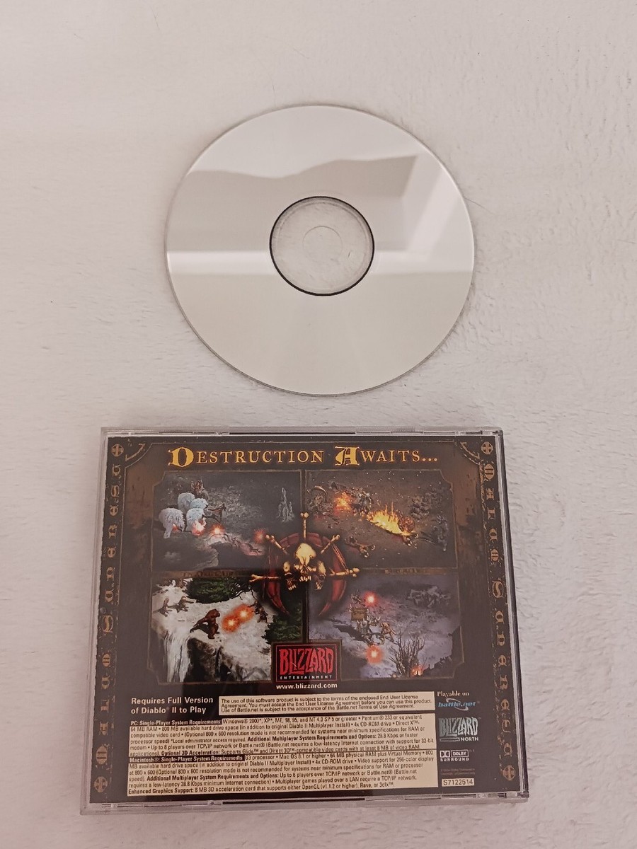 未開封　PCゲーム 3点セット☆ DIABLOⅡ + EXPANSION SET Diablo II 2 Expansion Set: Lord of Destruction PC Big Box
