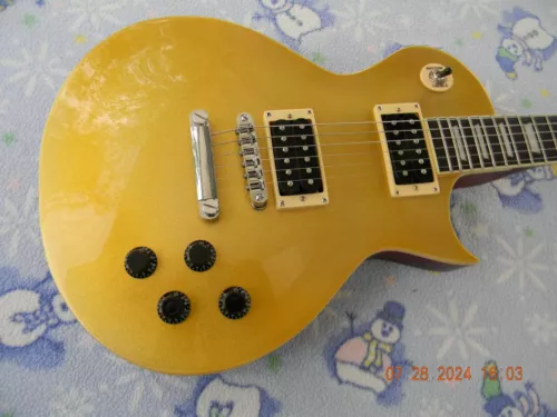 Indio 66 Deluxe Set Neck Les Paul, Hot Epiphone Humbuckers, Capacitors Upgraded