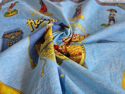 Vintage scarf bandana 90s Versace GIANNI VERSACE cotton | eBay