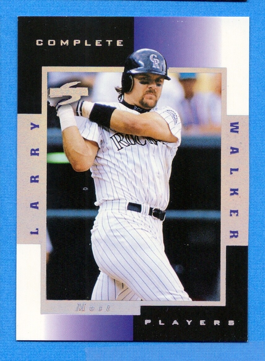 1998 Score Rookie Traded Complete Players #2A Larry Walker Rockies