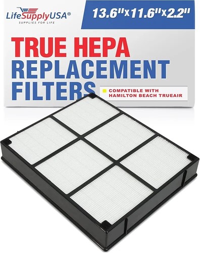 LifeSupplyUSA HEPA Filter Replacement Compatible with Hamilton Beach 04912