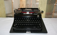 Olympia "Elite" / macchina da scrivere vintage, macchina da scrivere in valigetta / 1948 / ottima!!