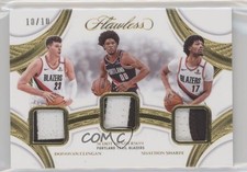 2024-25 Flawless Gold 10/10 Donovan Clingan Scoot Henderson Triple Patch 1b7p