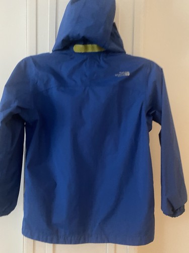 The North Face HyVent Jacket Boys Youth 7/8 Blue Hooded Full Zip Back To School - Picture 6 of 17