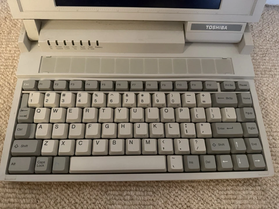 Toshiba T1000SE винтажный ноутбук модель PA8003U на запчасти - Изображение 3 из 4