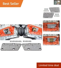 Universal SBC to LS Engine Motor Mount Adapter Plate - Billet Aluminum, 2 Count