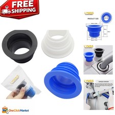 Flexible Seal Plug for Washing Machines Silicone Drain Enhancer, 3 Pack