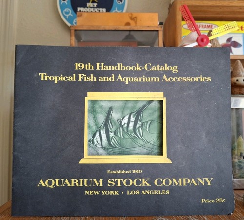 Vintage Aquarium Stock Company Original 1952 Tropical Fish & Supplies Catalog
