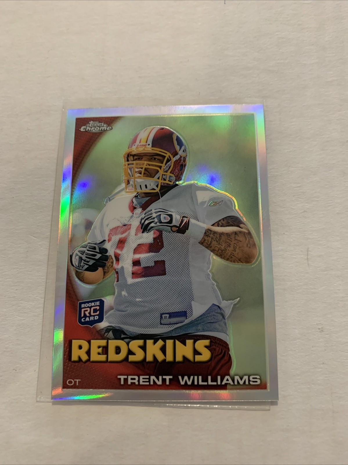 2010 Topps Chrome - #C102 Trent Williams (RC) Refractor