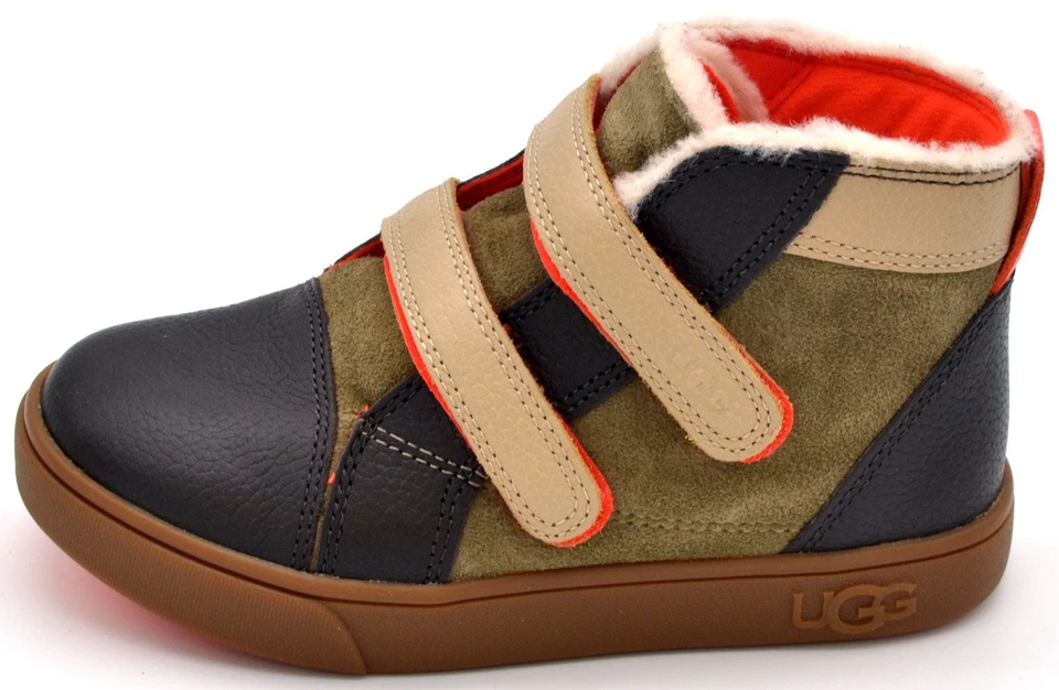 Zapatos UGG Rennon Ii para niños pequeños | Antílope/Semilla de mostaza/Rojo cálido | 1104989T-APM | Foto 2 de 4