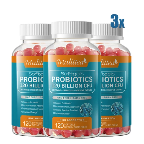 360 Softgels Probiotics 120 Billion CFU Potency Support Digestive Immune Health