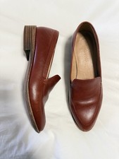 Madewell  Women  s 6  Frances Brown Leather Loafer  Preppy Contemporary