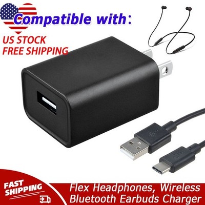 5V 2A Type C Charger-USB C Charging Cable For Flex Headphones, Wireless Earbuds