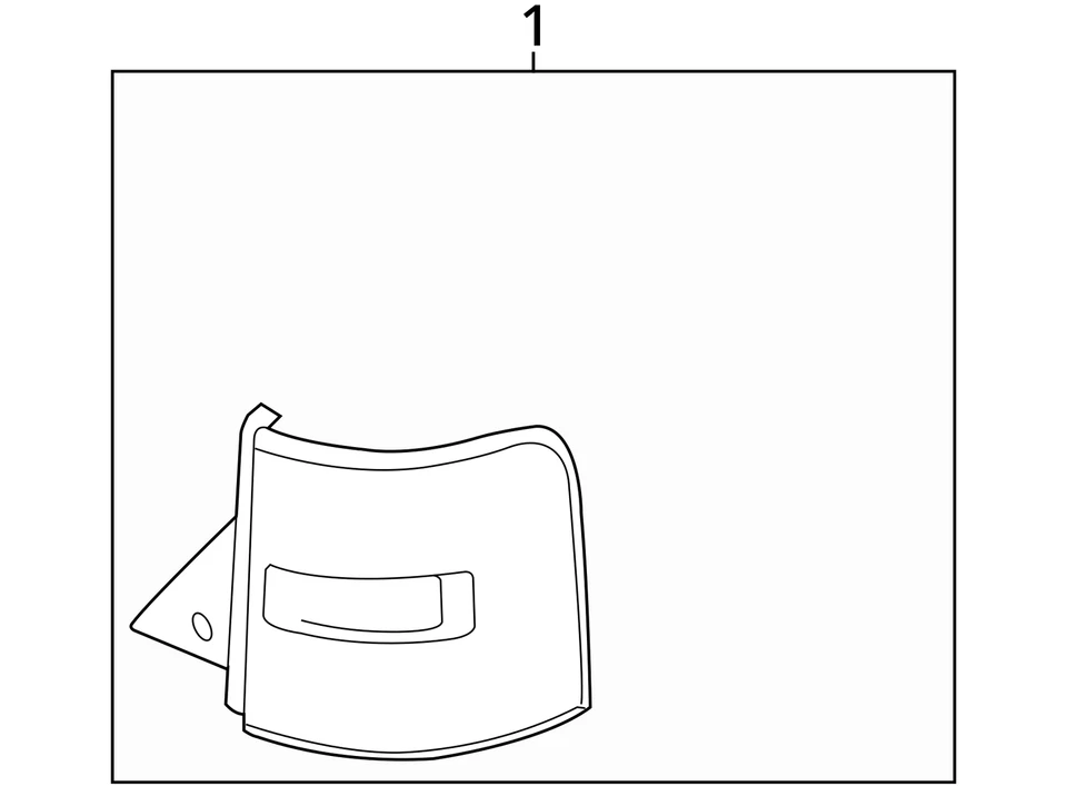 FITS 2009-2011 FORD FLEX LAMP ASM REAR 8A8Z13405D - NEW OEM 8A8Z13405D - Image 4 of 4