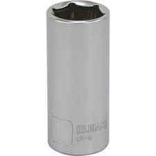 Klutch Deep Socket Metric 17mm 38in.-drive 6-pt.