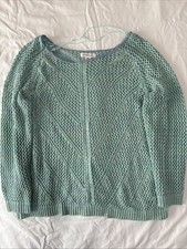 Maglione John Paul Richard Fisherman maglia aperta blu verde taglia XL ottimo!