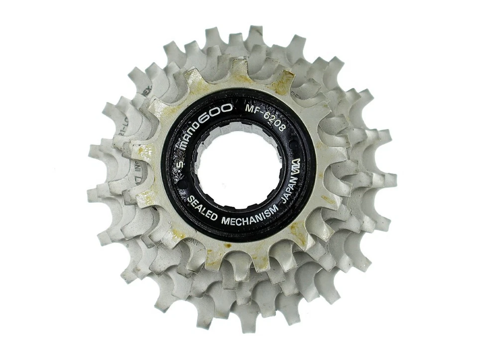 Vintage NOS Shimano 600 EX MF-6208 6-speed SIS Cassette Freewheel 13- 21T - Image 2 of 3