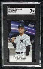 2022 Topps Stadium Club Triumvirates Aaron Judge #T-3 SGC 7 v0v
