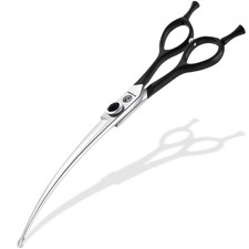 Dragon Creek 8" Downward Curved Dog Grooming Scissors Shears for Grooming Fac...