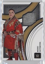 2022 Panini Immaculate WWE Superstar Swatches 18/99 Meiko Satomura #SS-MKS w5b