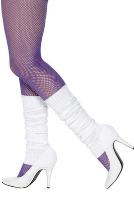 Smiffys Legwarmers, White