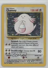 Chansey Holo Pokemon Base Set #3 1999