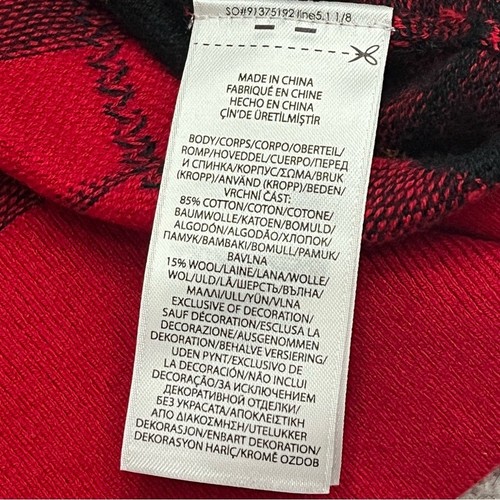Polo Ralph Lauren Women's Cardigan Sweater Red Plaid Wool Blend Holidays NEW S - Picture 8 of 10