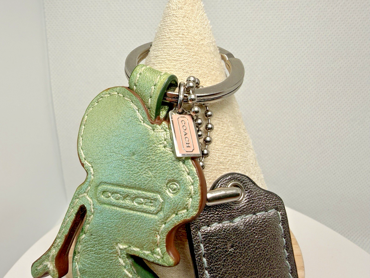 Rare Vintage Coach Mermaid Keychain Full Set Bag Charm Key Fob