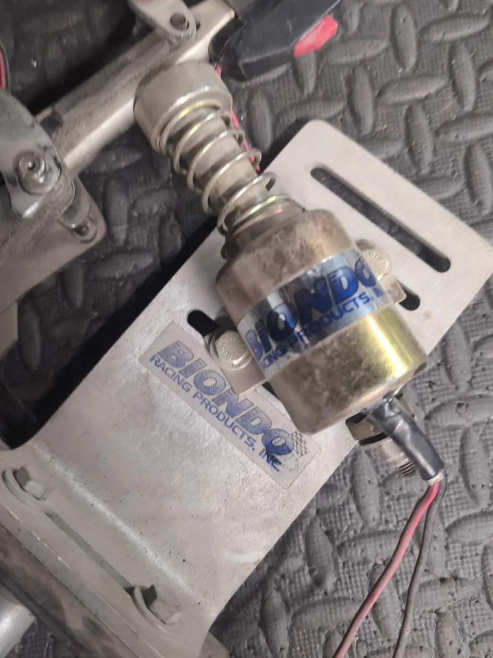 Hurst Quarter Stick Shifter For Powerglide With Biondo Solenoid And Pedestal - Image 3 of 4