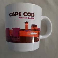 Dunkin’ Donuts Destination States Cape Cod MA Runs On Dunkin’ Coffee Mug