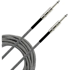 D'Addario Planet Waves Braided Instrument Cable 10 ft. Gray