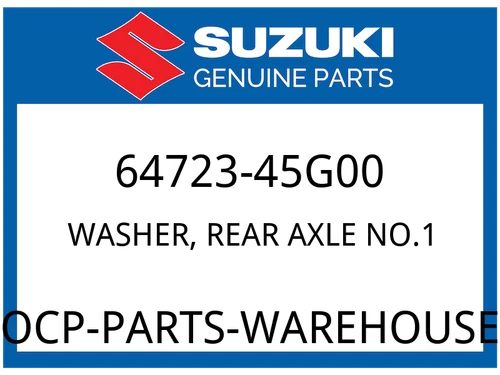 WASHER, REAR AXLE NO.1