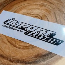 Import Tuner Vinyl Decal X2 Jdm Drift Slammed Static Lowered Window Sticker