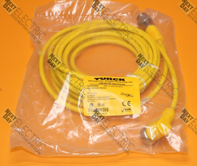 Turck, RSM WKM 461-7M/S101, U-78588, Flex Life 4p Male Female Angle Plug