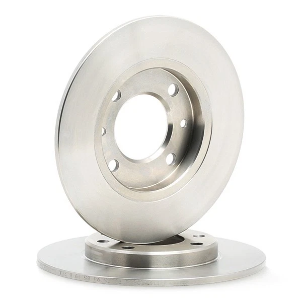 2x BREMBO 08.5334.10 Disque de frein Arrière convient pour PEUGEOT 207 (WA, WC) - Photo 4/4