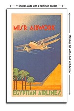 1932 Misr Airwork Egyptian Airlines - 11x17 Poster